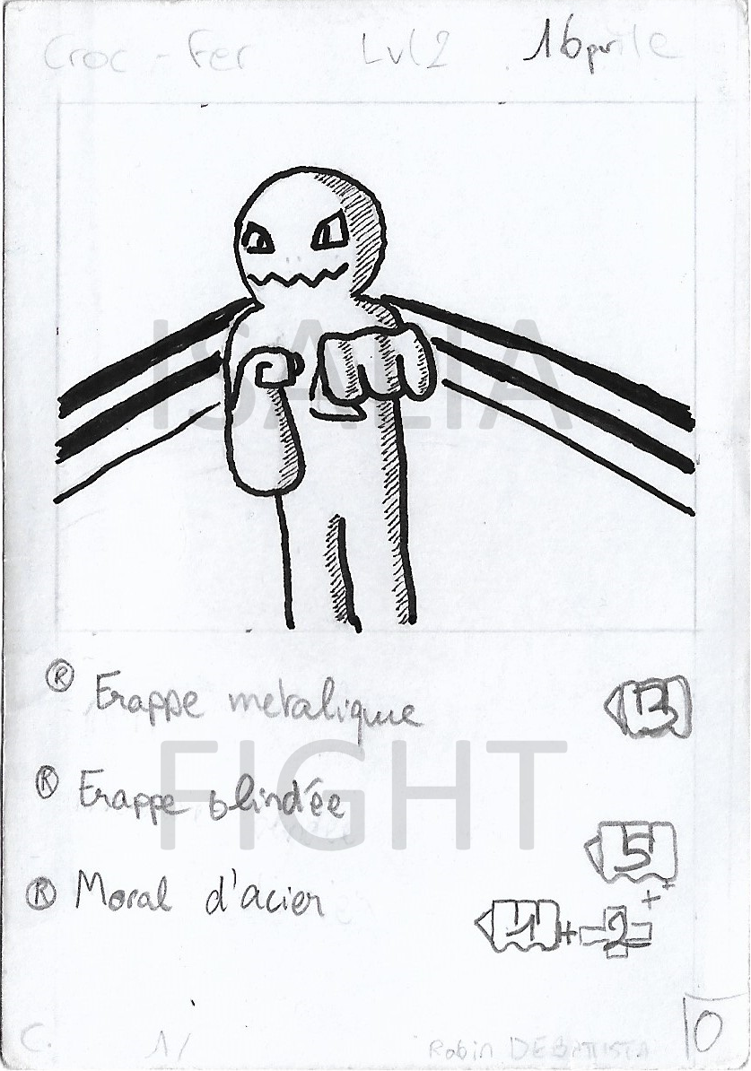 Carte originelle du Croc-Fer